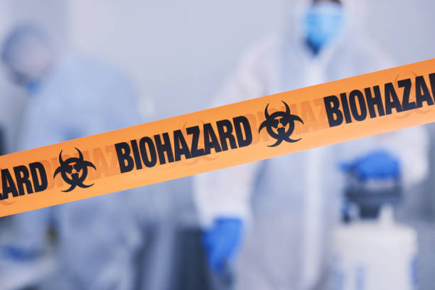 Professional Infectious Disease Decontamination technician working in Richwood, TX